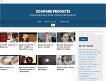 Tablet Screenshot of compare-products.net